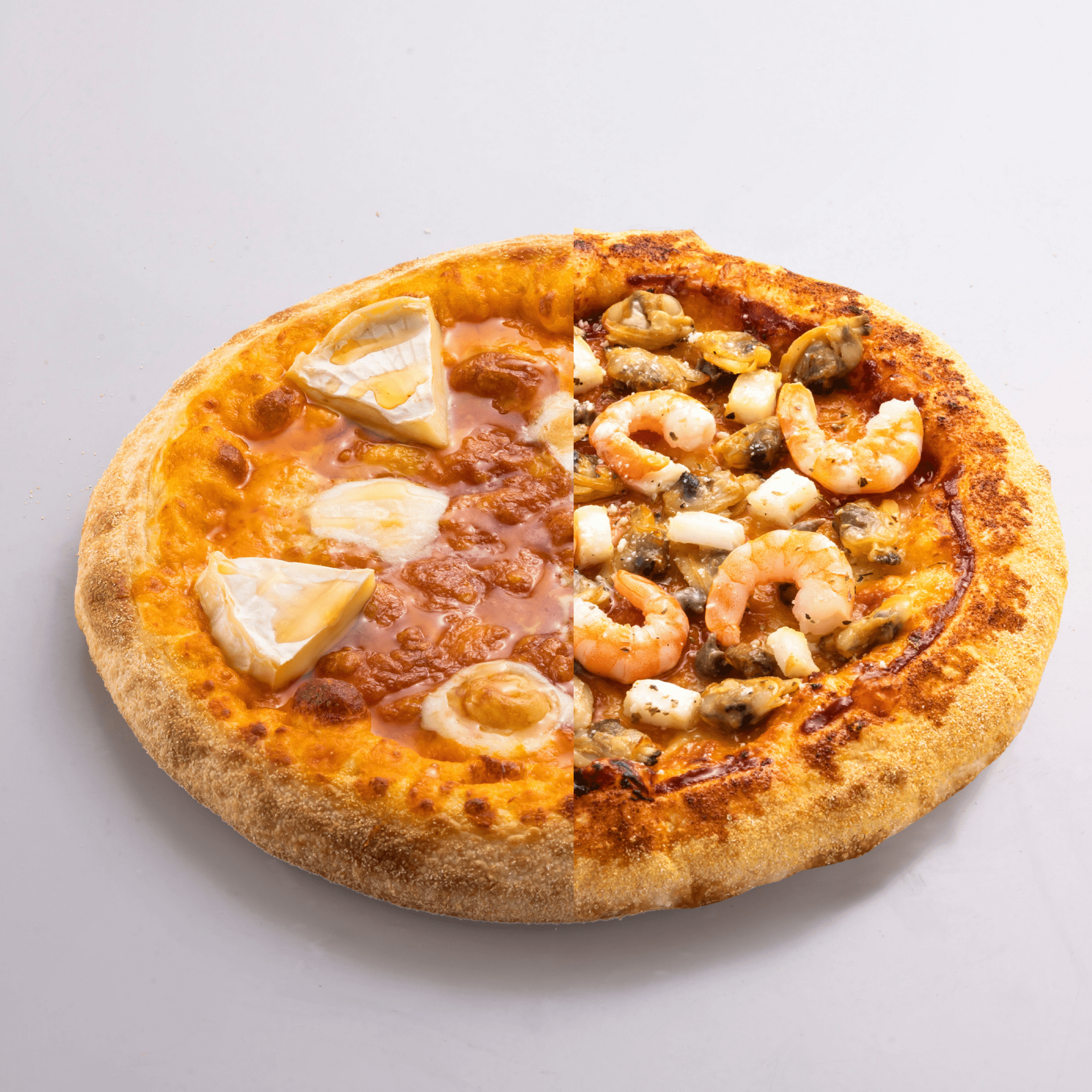 クワトロチーズ&ミツボシシーフード