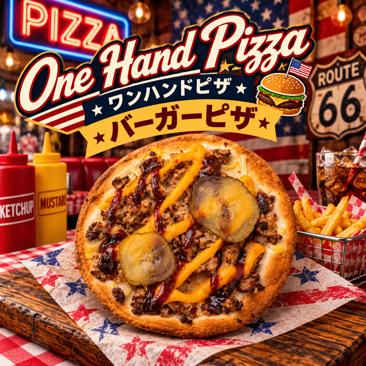 バーガーピザ | 一宮でピザ・ハンバーガーのテイクアウトとデリバリー