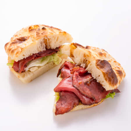 ローストビーフサンドセット｜一宮でピザ・ハンバーガーのデリバリー・テイクアウトならPizzBurg一宮Way